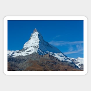 Matterhorn, Zermatt, Valais, Switzerland, Europe, autumn Sticker